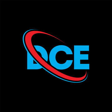 DCE logo. DCE letter. DCE letter logo design. Intitials DCE logo linked with circle and uppercase monogram logo. DCE typography for technology, business and real estate brand.