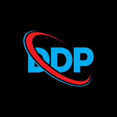DDP logo. DDP letter. DDP letter logo design. Initials DDP logo linked with circle and uppercase monogram logo. DDP typography for technology, business and real estate brand.