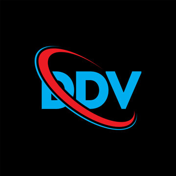 DDV logo. DDV letter. DDV letter logo design. Initials DDV logo linked with circle and uppercase monogram logo. DDV typography for technology, business and real estate brand.