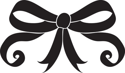 Silk Symphony Elegant Gift Ribbon Design Whispers of Celebration Tied Euphoria Symbol