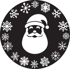 Ornamental Overlays Decorative Element Logo Nutmeg Nostalgia Vector Christmas Emblem