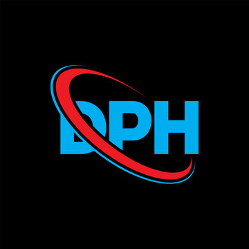 DPH logo. DPH letter. DPH letter logo design. Initials DPH logo linked with circle and uppercase monogram logo. DPH typography for technology, business and real estate brand.