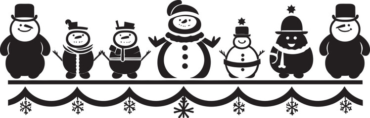 Whispers of Winter Decorative Symphony Design Peppermint Pleasantries Christmas Card Element