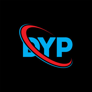 DYP logo. DYP letter. DYP letter logo design. Initials DYP logo linked with circle and uppercase monogram logo. DYP typography for technology, business and real estate brand.