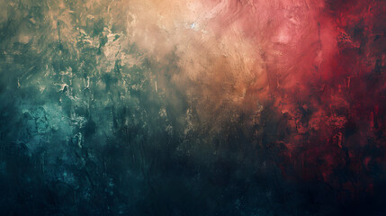 Obraz premium Vibrant Abstract Painting in Red, Green, and Blue Tones