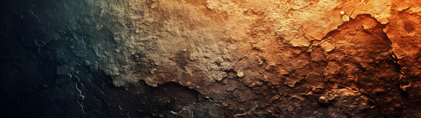 Close-Up of Stone Wall With Red Light in Natural Setting