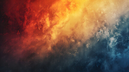 Colorful Background With Clouds and Stars, A Vibrant Celestial Display