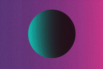 Seamless Gradient Harmony: Perfectly Smooth Texture with Dark Black to Purple and Green Circle Noise Effects, Ideal for a Poster, Banner, or Web Page