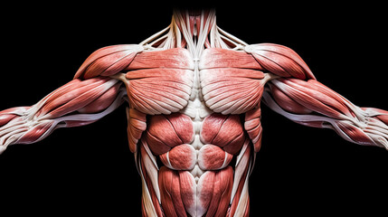 human anatomy with an illustration showcasing a standing male body