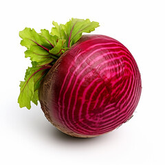 Image of a beetroot, isolated on a white background.