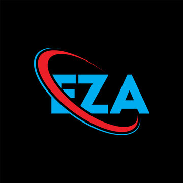 EZA logo. EZA letter. EZA letter logo design. Initials EZA logo linked with circle and uppercase monogram logo. EZA typography for technology, business and real estate brand.