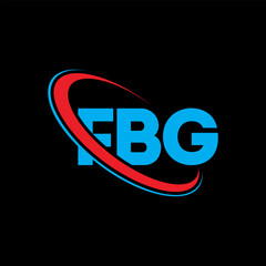 FBG logo. FBG letter. FBG letter logo design. Intitials FBG logo linked with circle and uppercase monogram logo. FBG typography for technology, business and real estate brand.