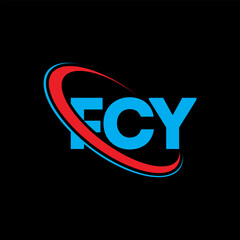 FCY logo. FCY letter. FCY letter logo design. Intitials FCY logo linked with circle and uppercase monogram logo. FCY typography for technology, business and real estate brand.