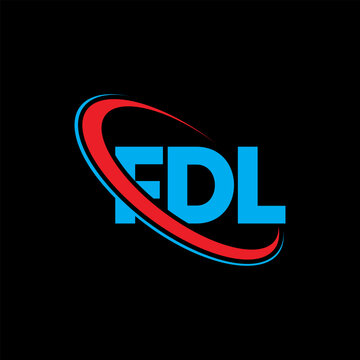 FDL logo. FDL letter. FDL letter logo design. Initials FDL logo linked with circle and uppercase monogram logo. FDL typography for technology, business and real estate brand.