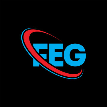FEG logo. FEG letter. FEG letter logo design. Initials FEG logo linked with circle and uppercase monogram logo. FEG typography for technology, business and real estate brand.