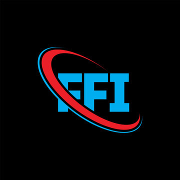 FFI logo. FFI letter. FFI letter logo design. Initials FFI logo linked with circle and uppercase monogram logo. FFI typography for technology, business and real estate brand.