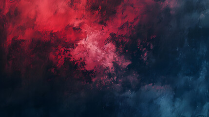 Bold Red and Blue Background Contrasted With a Black Background
