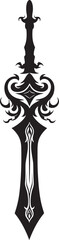 Seafaring Splendor Fancy Cutlass Emblem Maritime Monarchy Ornate Pirate Sword Icon Design