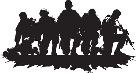 Alliance Phalanx Vector Logo of United Soldiers Combat Cadence Soldier Group Icon