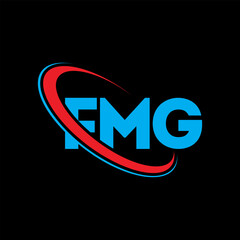 FMG logo. FMG letter. FMG letter logo design. Initials FMG logo linked with circle and uppercase monogram logo. FMG typography for technology, business and real estate brand.