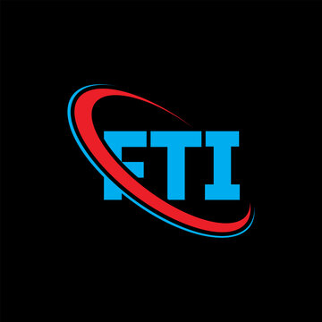 FTI logo. FTI letter. FTI letter logo design. Initials FTI logo linked with circle and uppercase monogram logo. FTI typography for technology, business and real estate brand.