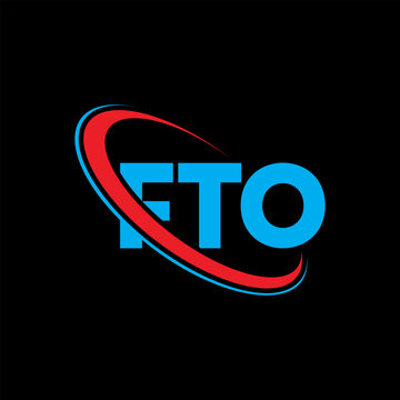 FTO logo. FTO letter. FTO letter logo design. Initials FTO logo linked with circle and uppercase monogram logo. FTO typography for technology, business and real estate brand.