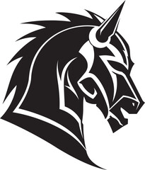Knights Pride Royal Horse Vector Logo Raging Roamer Crowned Horse Icon