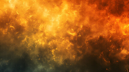 Vibrant Orange and Yellow Background Contrasting With Black