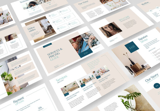 Services & Pricing Presentation Slide Deck Template