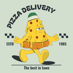 Retro logo, print, sticker, poster 
