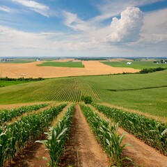 Naklejka premium farmland