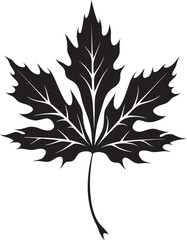 Natures Embrace Leaf Silhouette Logo Design Tranquil Foliage Nature Inspired Emblem with Leaf Silhouette