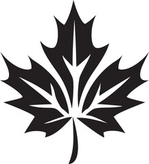 Tranquil Trails Vector Icon of Leaf Silhouette Organic Oasis Leaf Silhouette Logo Design