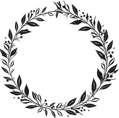 Everlasting Elegance Leafy Doodle Wreath Logo Maritime Beacon Majesty Vector Lighthouse Logo Design