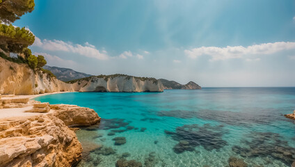 Fototapeta na wymiar Beautiful island of Zakynthos Greece
