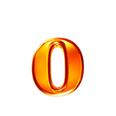Redhead symbol with bevel. letter o