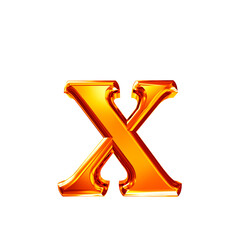 Redhead symbol with bevel. letter x