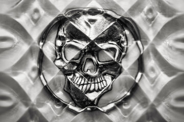 Verschwommener Totenkopf