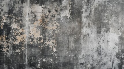 Fototapeta premium Urban aesthetic old wall with peeling paint texture banner