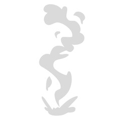 Obraz premium comic cartoon smoke cloud