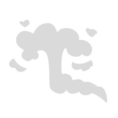 comic cartoon smoke cloud