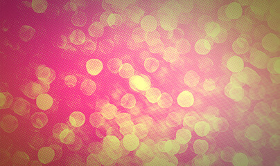Pink bokeh background horizontal backdrop with copy space for text or image