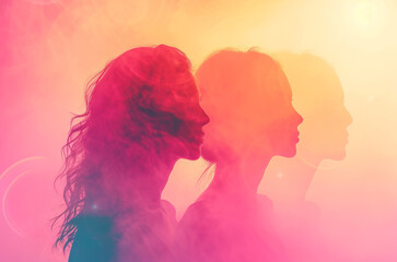 International Women's Day: A Spectrum of Femininity in Gradient Hues
