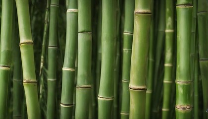 Obraz premium Bamboo trunks macro close-up background 
