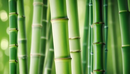 Fototapeta na wymiar Green bamboo branchs background 