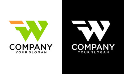 IW Letter logo, Letter logo design, Creative Logo Design,