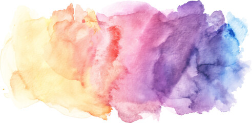 watercolor stain with color gradient