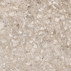 light brown cream terrazzo stone texture background, quartz stone marble slab, porcelain and vitrified tile random floor tile design, interior and exterior floor, concrete chips mosaics