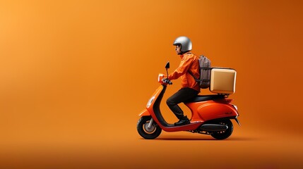 Home delivery concept. generative AI