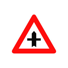 Crossroads road sign graphic design